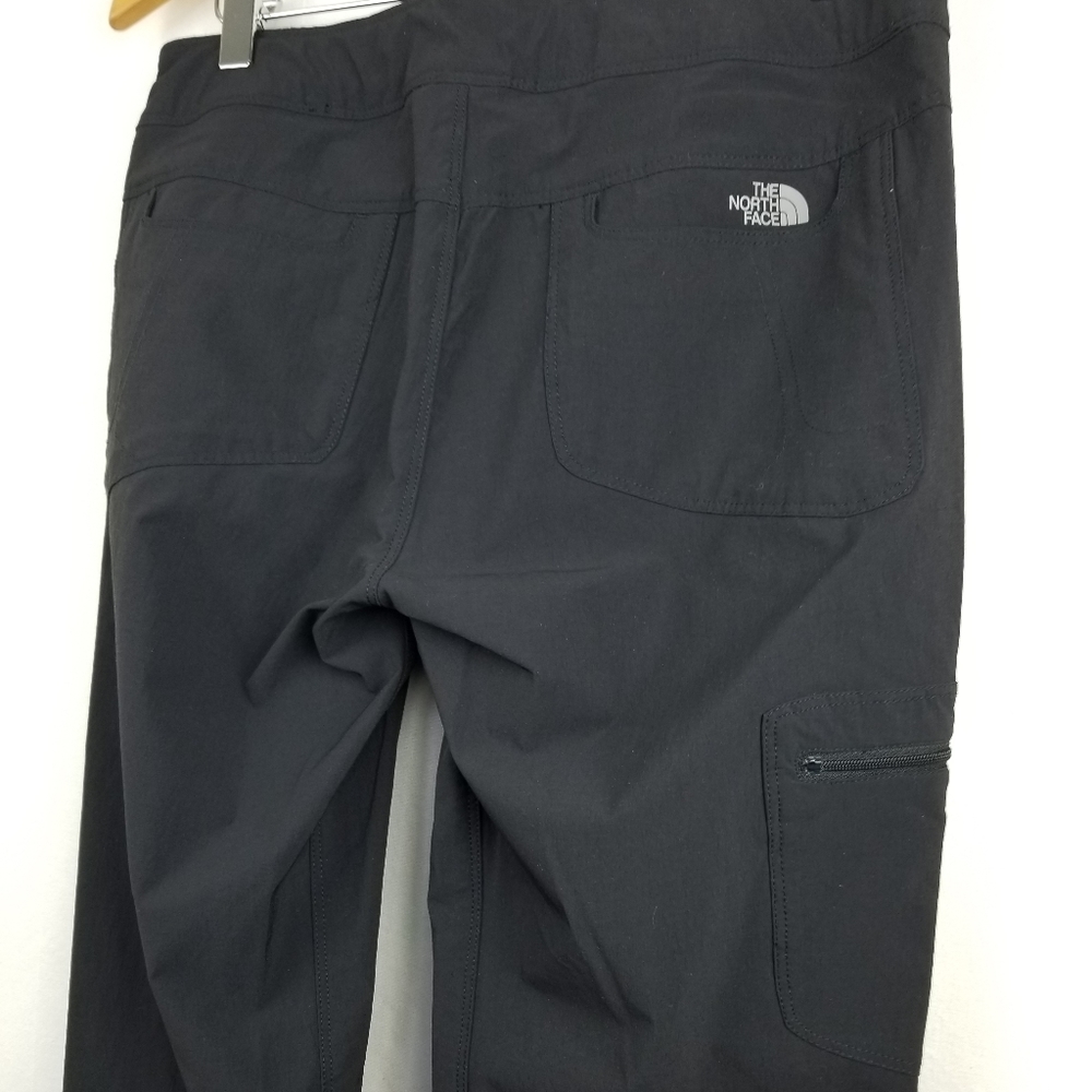 New The North Face Black Outdoor Tab Hem Hiking Activewear Pants Size 4 - Picture 12 of 14